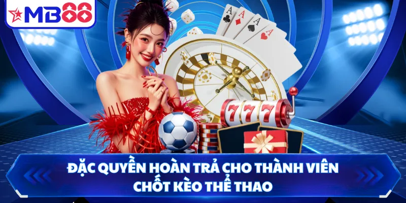 Đặc quyền hoàn trả cho thành viên chốt kèo thể thao